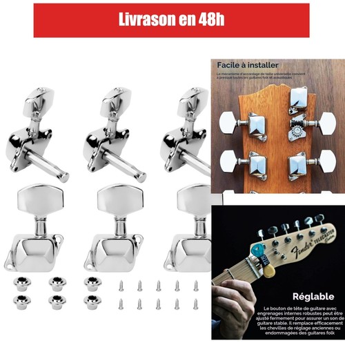 Accordeurs guitare 6 - de,