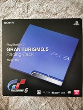 PS3 Gran Turismo 5 Racing Pack CECH-2500A GT Titanium Blue Console PlayStation 3