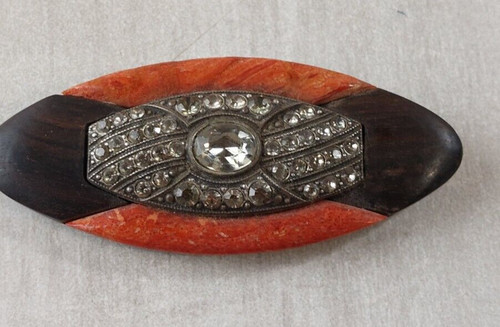 Ancienne broche bois et - broche,, en