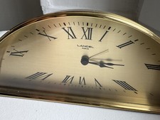 Reveil Lancel demi lune En Laiton Doré