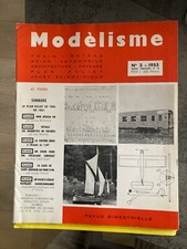 Revue MODELISME "Train, bateau , Avion, Architecture ..ANNÉE 1955
