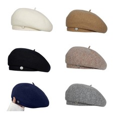 Béret femme tricot hiver chaud feutre laine béret chapeau peintre casquette