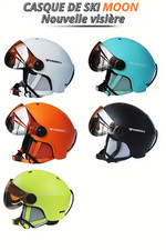 Casque de Ski MOON Haute Qualité PC + EPS, Sac + Cagoule Masque Cache Cou inclus