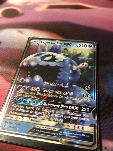 Carte pokemon froussardine - froussardine, gx