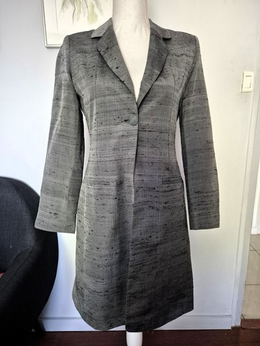 Veste redingote longue 100%