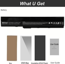 WLTree A32-K52 Batterie pour ASUS K52 K52F K52J K52JB K52JC K52JE K52JK K52D K52