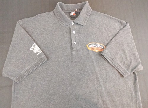 Harley davidson grey polo - grey,