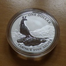 Australia 1$ Kangaroo RAM 2013 silver 1 oz 99.9% silver coin + capsule  (argent)