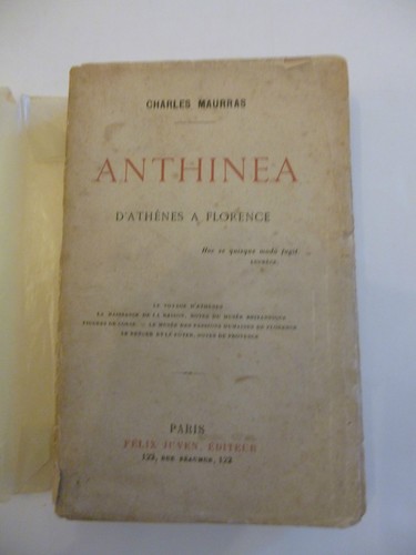 Maurras anthinéa - maurras,