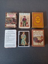 VINTAGE LOT 6 JEUX DE CARTES A