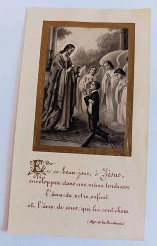 Ancienne image pieuse