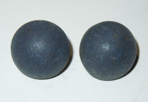 Lot boutons peints - de,