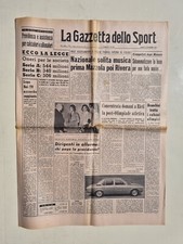 Gazzetta Dello Sport 16 Septembre 1972 BMW 520 - Mennea - Branchini - Capello