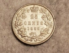 1888 Canada Silver Quarter