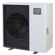Pompe a chaleur air eau monobloc Mitsubishi 10 kW Monophasé R32 réversible