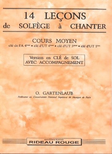 Leçons solfège à - 14, de