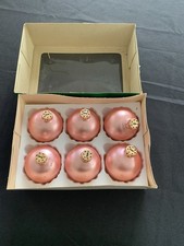 boules de noël anciennes en verre