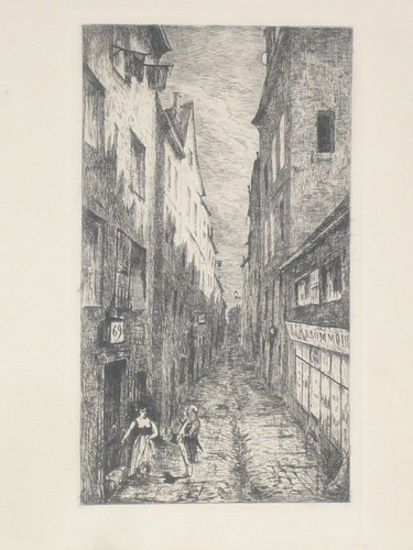 Curiosa gravure maison close - gravure,