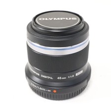 Près De Mint Olympus M.ZUIKO Numérique 45mm F/1.8 Portrait Prime Verre Noir #