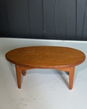 Table a manger miniature en bois 1:12, Pour Maison De poupée, Diorama, Vitrine