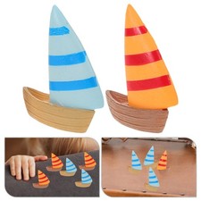  10 Pcs Mini Voilier Micro