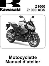 Z1000 10-13 - Manuel cles USB KAWASAKI Fr Support - Clés USB