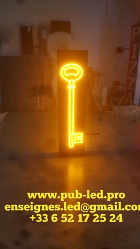 Enseigne led cordonnerie - enseigne,