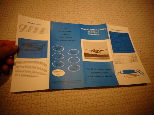 Dépliant programme avion stol - dépliant,