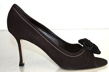 $785 NEW Manolo Blahnik Suede