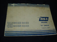 CATALOGUE PIECES DETACHEES D EPOQUE 99 PAGES MOTO BSA SHOOTING STAR SUPER ROCKET