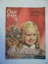 CLAIR FOYER N°41 12/1958 Mode