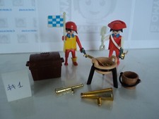 PLAYMOBIL vintage lot pirates jambe bois pistolets sets 3550 3542 / 1978 #1