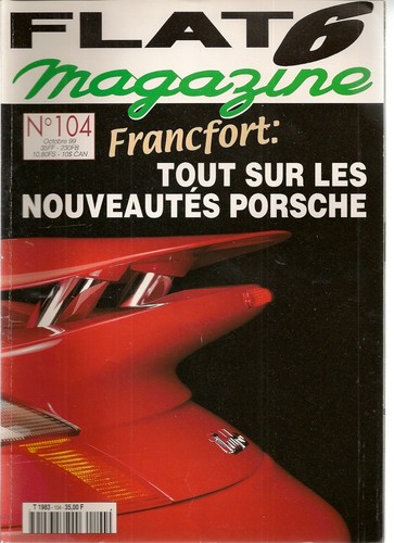 Flat 104 porsche 986 boxster - porsche,