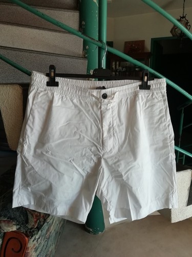 Short blanc taille marque - l,