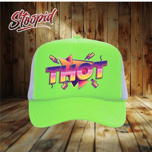Thot trucker hat funny - trucker, novelty