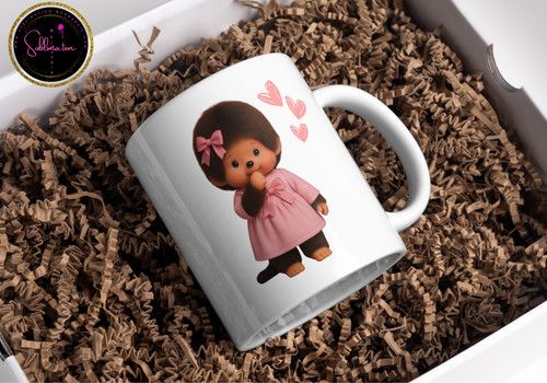 Mug ceramique kiki - kiki, rose