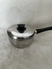 Casserole inox vintage avec