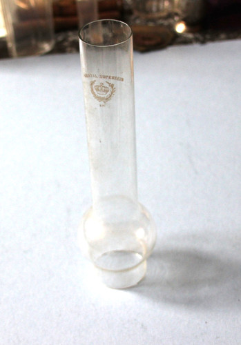 Verre lampe pétrole - lampe, à