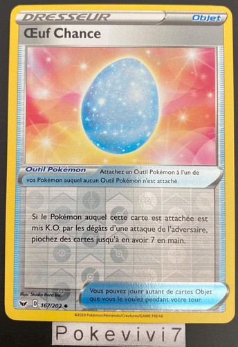 Carte pokemon oeuf chance - oeuf,