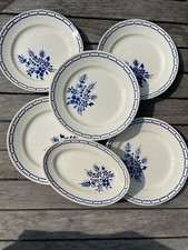 5 Assiettes Plates et Ravier