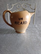 Ancien pichet un Ricard publicitaire en céramique