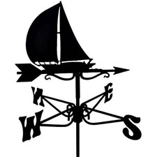 Girouette en métal "Voilier"