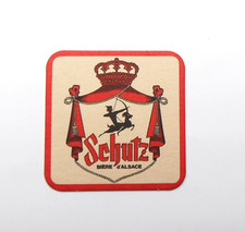 Sous bock  bière Schutz bière d'Alsace