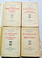 TABLE RONDE/J.BOULANGER/1922-1923/4 VOLS/EO/ARTHUR/LANCELOT/GRAAL/CHEVALERIE