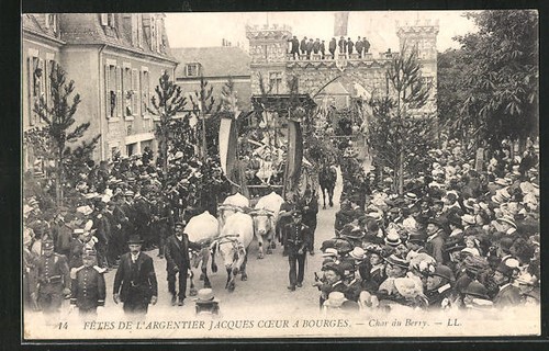 Cpa bourges fête - fête, de