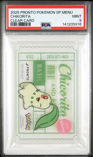 Psa mint chikorita - 9, pronto