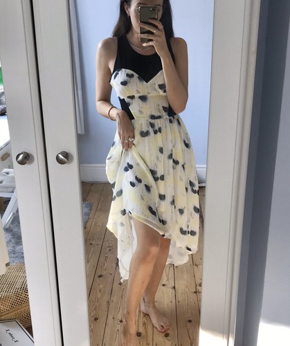 Belle robe mousseline - belle, jaune