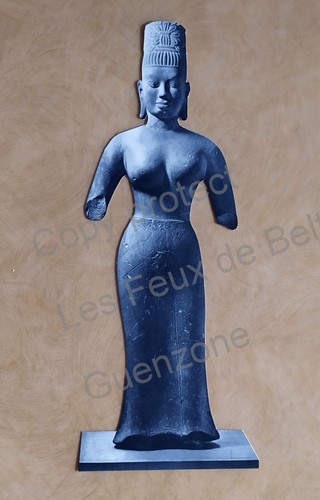 Statue art khmer decoupage - statue,