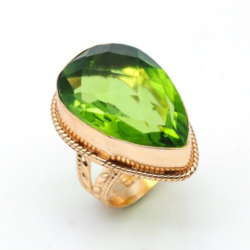 Bague facettée pierre
