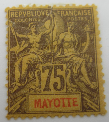 Timbre mayotte neuf - timbre, 12